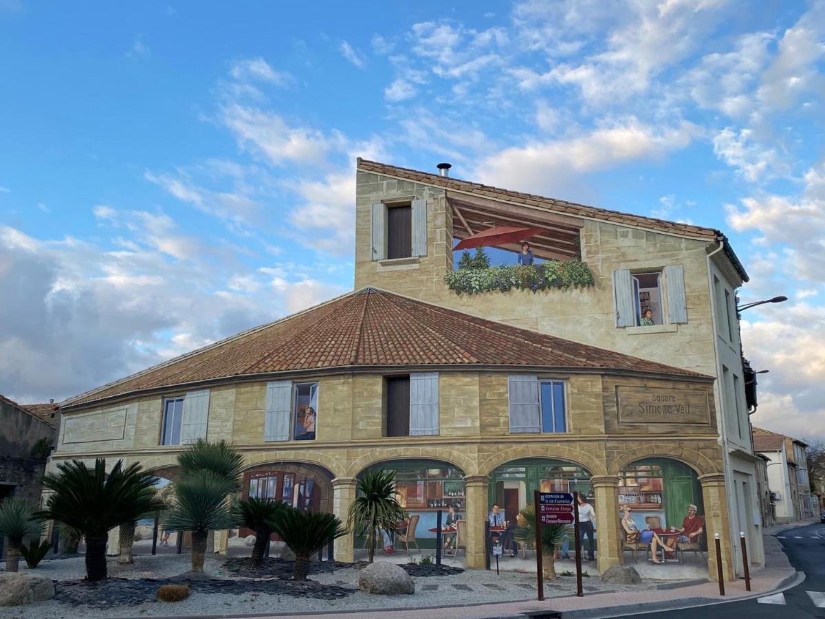 L'Esplanade, Appartement En Centre-Ville Au Calme Puisserguier Kültér fotó